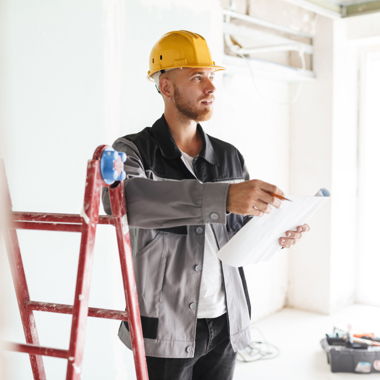 Man working at maintenance
