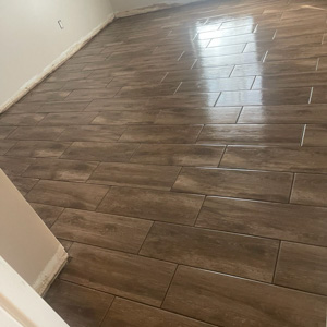 Ceramic floor Installation